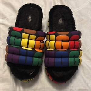 UGG Colorful Slide Sandals